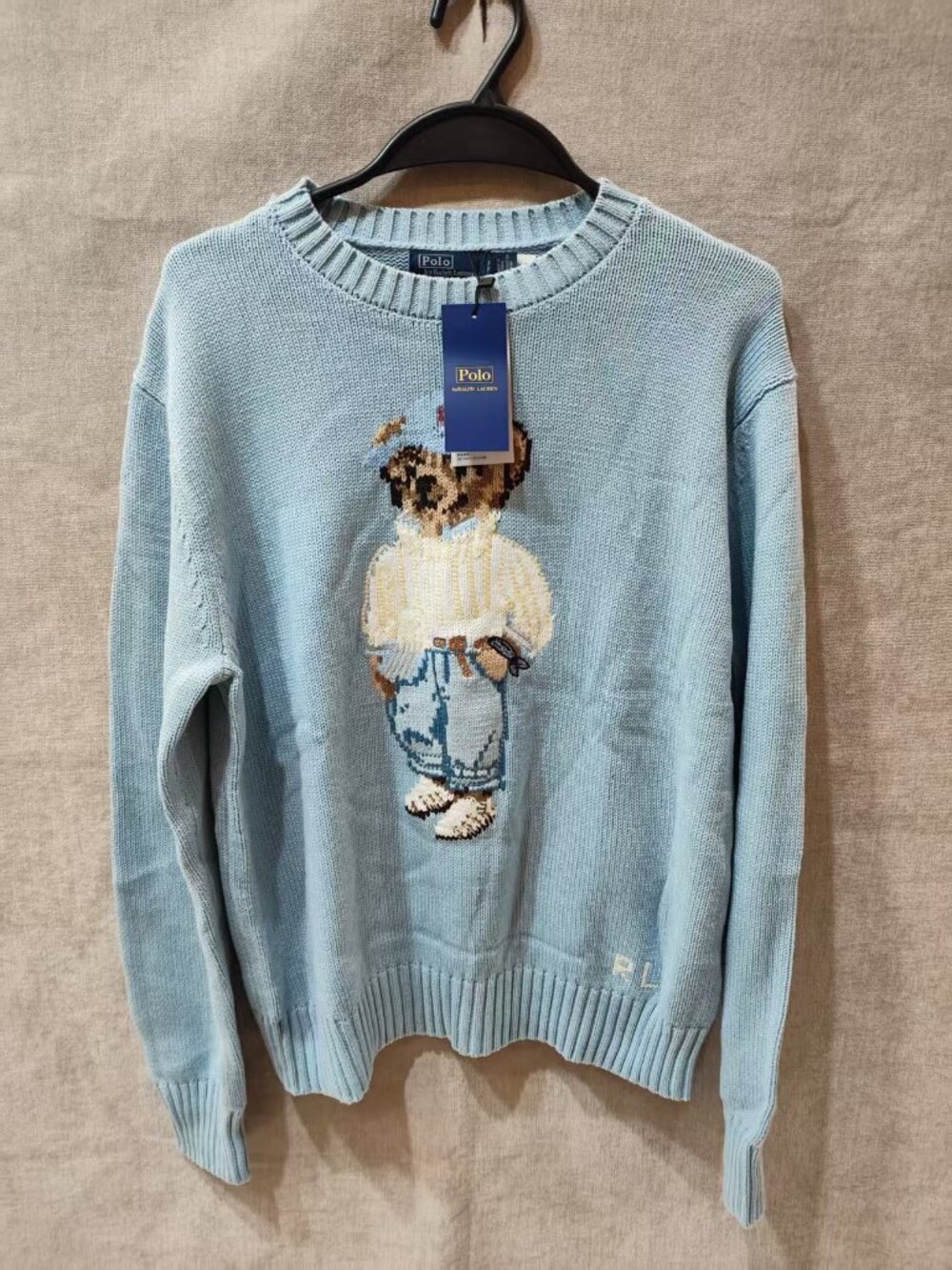 ✨Polo Ralph Lauren 🧸Bear Graphic Crewneck Knit Sweater